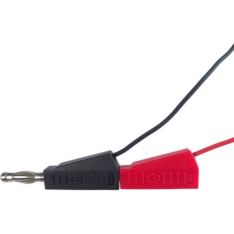 10 Stück Jumperkabel mit Bananensteckern für Steckbrett, farbig, flexibel, Silikon, elektrische Prüfkabel (1/5)