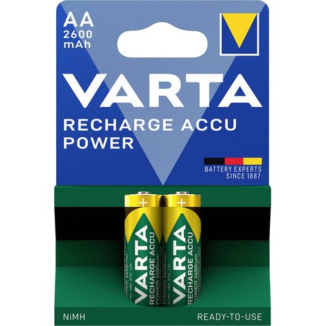 Varta Akkuzelle 1,2 V 2600 mAh R6-AA-Mignon HR6 2