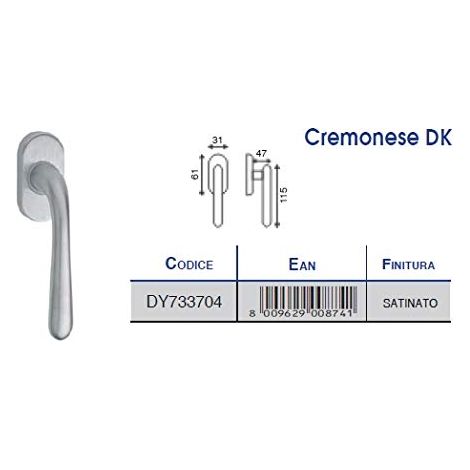 HOME SYSTEM - CREMONESE DK PER ANTE RIBALTABILI SATINATA SERIE KAROL