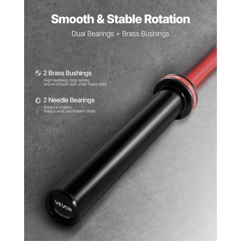 Barre d'Haltères pour Fitness 180 cm de Long Barre de Musculation (1/5)