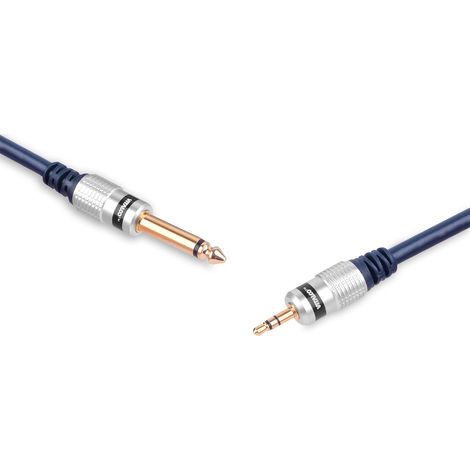 Cable con conector jack estéreo de 3,5 mm - conector jack mono de 6,3 mm vitalco cable con conector jack estéreo de 3,5 mm - conector jack mono de 6,3 mm vitalco 3,0 m (MK67) (1/5)