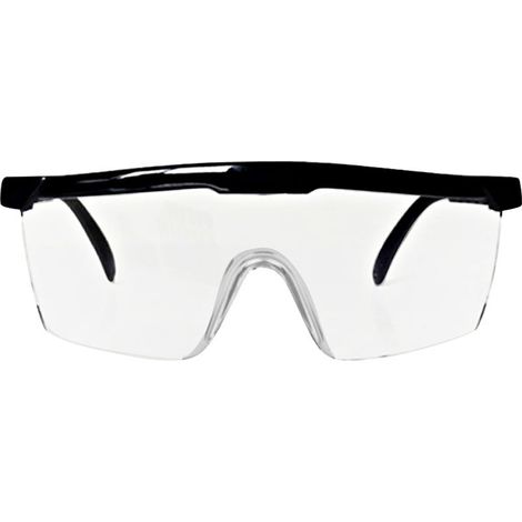 Lunettes de protection anti-buée, anti-poussière et étanches, verres transparents pour myopes, couleur noir brillant (1/5)