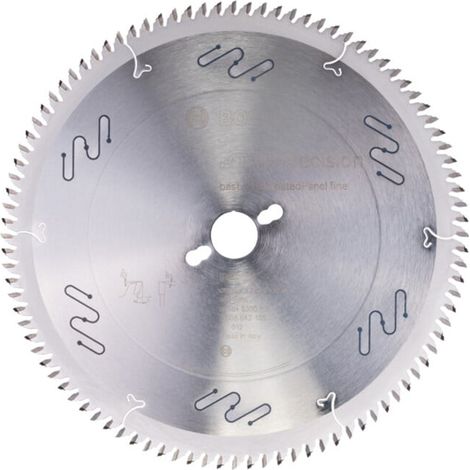 Bosch – Lame de scie circulaire pour panneaux stratifiés fins 300x30x3,2 mm – Dents Microteq pour coupes nettes – Réduction des vibrations et du bruit (1/5)