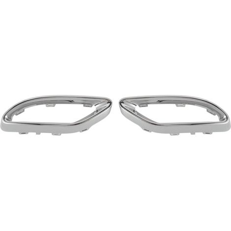 Bright chrome exhaust tip cover, replacement trim for Mercedes-Benz ABCE GLC CLS class W177 W247 W205 W213 X253 C257 (1/5)