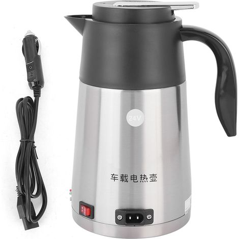 Tragbarer 1,2-Liter-24-V-Wasserkocher für LKW oder Auto, Wassererhitzer und Kaffeetasse. (1/5)