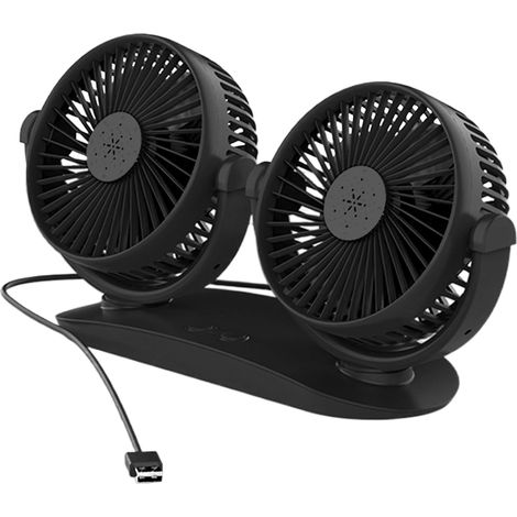 Ventilateur de Voiture Portable,Double Ventilation USB pour (1/5)