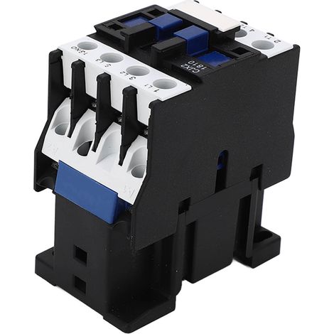 Contacteur AC 18A 3P NO Contact Argent Rail DIN Industriel 380V Triphasé (1/5)