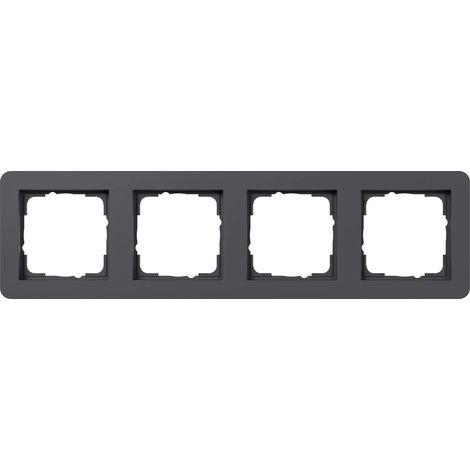 Gira Marco embellecedor 4f Gira E1 Antracita [0214152], 0214 152