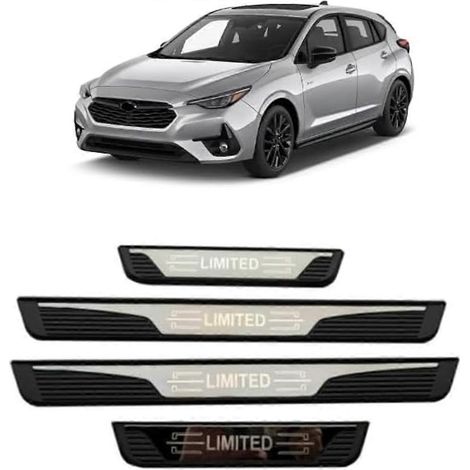 Accessoires auto pour Subaru Impreza : Plaque de seuil de porte 2022-2025, protection de seuil de porte ( ) (1/5)