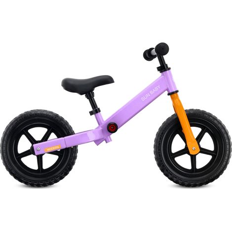 Bicicleta de equilibrio para niños. Ligera, 2,9 kg. Espuma EVA. Color lila moderno.