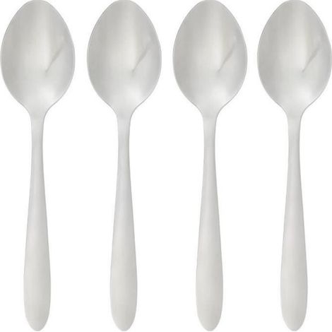 Cuillère À Soupe - Inox - 19 x 4 cm - Compatible Lave-Vaisselle - Lot De 4