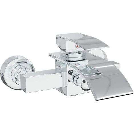Grifo Mezclador de Ducha Cromado G 1 / 2 pulgadas vidaXL