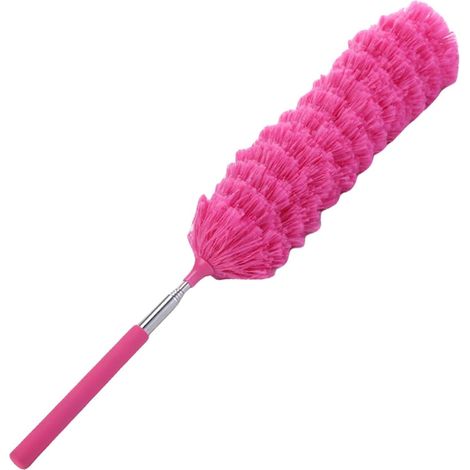 Plumeau télescopique, plumeau de plafond avec rallonge  Outil de nettoyage de poussière flexible  Outil de nettoyage flexible et pliable, plumeau de toile d'araignée et de plafond (1/5)