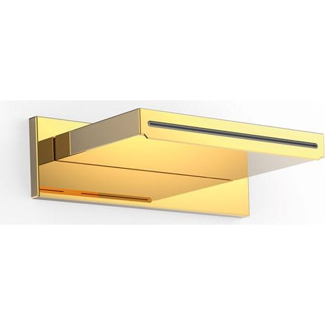 Douches murales acier inoxydable avec bec cascade. 152x200 mm. - TRES 29990304OR (1/2)
