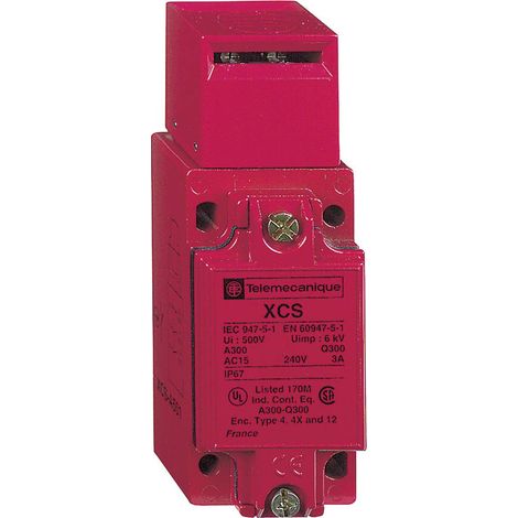 Télémécanique - Preventa XCS-A - inter. de pos. de sécu. métallique à clé - 2O+1F - 1xM20 (1/2)