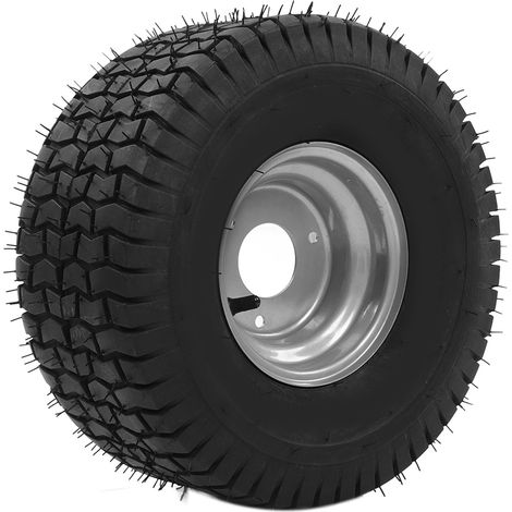 Lot 4 pneus 15x6.00-6 roue avec moyeu, pneus lourds pour quad, kart, tondeuse, véhicule agricole (1/5)