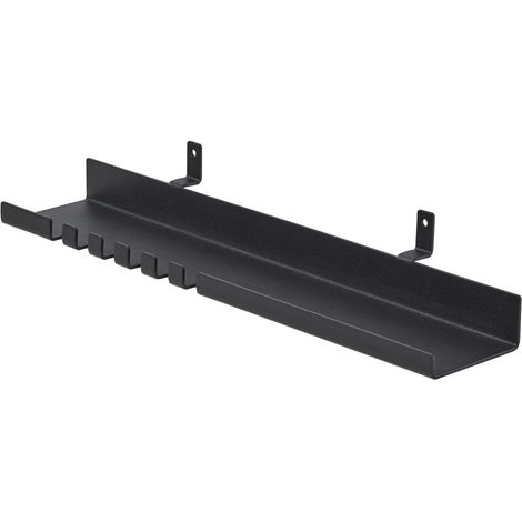 Dolle Schlüsselablage für Akustikpaneele 30 x 6 x 4,4 cm schwarz (1/3)