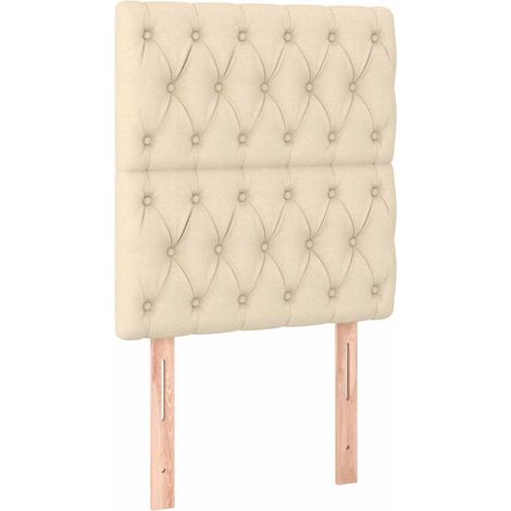 Maison Exclusive - Cabecero de cama de tela color crema 80x7x118/ (1/5)