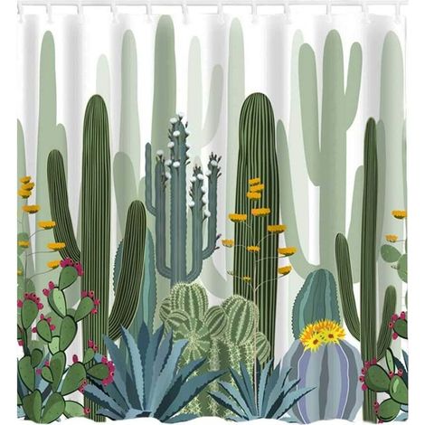 Rideau de Douche Rideaux de Salle de Bain Anti-moisissure Lavable Beau Imprimée Haute Qualité Moule Résistant Antibactérien Facile à Nettoyer-180180 (1/5)