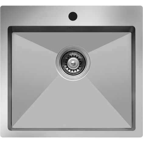 Lavello da incasso SA3104050 1 vasca 55x50.5 cm inox