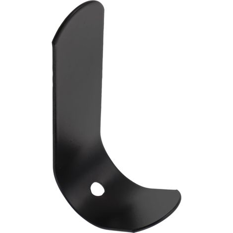Gancho Adhesivo Negro de Hierro para Pared y Puerta, 1 Pieza (1/5)