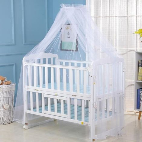 Moustiquaire pour bébé été - ONEVER - Filet pour berceau - Anti-moustique - Respirant - Dentelle Mult MOUSTIQUAIRE DE LIT PARAPLUIE (1/3)