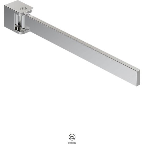 Burg Eqio Handtuchhalter schwenkbar 46x370x30mm, chrom