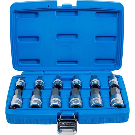 Douilles - Jeu de 12 Embouts 12 5 mm - Six Pans Creux - Pour Boulons et Vis Hexagonaux - Acier Chrome-Vanadium (1/5)