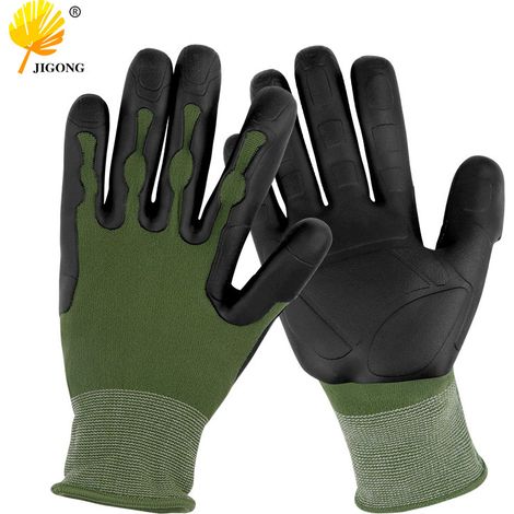 Gants de protection moulés par injection en TPE pour machines, fabrication automobile, manutention, chantiers de construction, gants de travail antidérapants et résistants à l'usure. (1/5)