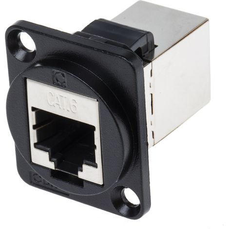 Connecteur traversant RJ45 cat. 6 RS PRO, 2 ports FTP ( Prix pour 1 ) (1/2)