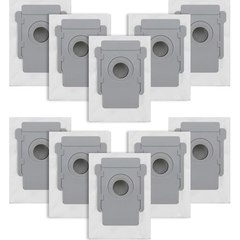 Lot de 10 Sacs d'aspirateur pour IRobot Roomba i5 i5+ Sac de rechange pour IRobot Roomba I5 Kit d'accessoires (1/5)