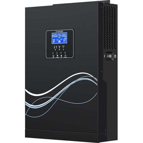 2500W Onduleur Hybride 24V DC 220V AC Pur Sinus Convertisseur 80A MPPT Régulateur de Charge PV Maximum 450V DC,Adaptable aux Batteries Plomb-Acide ou Lithium (1/5)