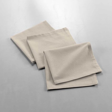 Lot de 3 Serviettes de Table 100% Coton Recyclé – Certifiées Oeko-TEX (1/3)