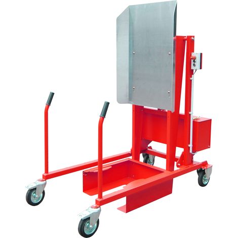 Bauer Mülltonnen-Kippstation MKS-12V, Elektrohydraulisch, lackiert, Feuerrot