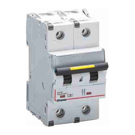 BTIFT82C80 Interruttore magnetotermico modulare BTDIN160 2P curva C - In= 80A