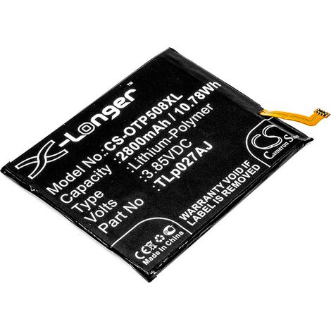 NX - Batterie téléphone, smartphone, GSM pour Alcatel 3.85V 2800mAh - TLP027AJCAC271000 (1/3)