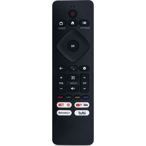 Télécommande Bluetooth à Commande Vocale RF439B Compatible avec TV Philips 43PUL7652/F7 (1/5)