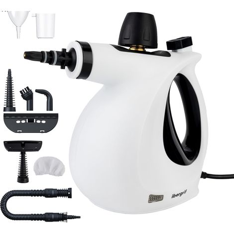 Nettoyeur vapeur portatif 1050 W avec 9 accessoires (1/5)