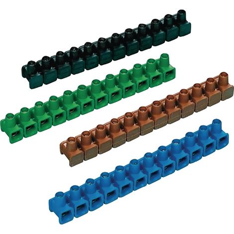 Prise bornier VDE 2,5-6,0mm2 12 Jager (Par 10) (1/2)