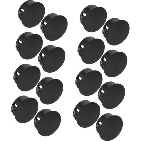 Bouchons ronds en nylon trous de 2 cm lot 50 pièces à clipser (1/5)