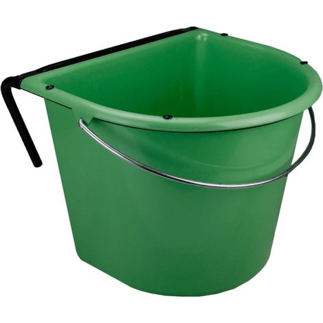 copy of Mangiatoia da 15 l gancio maniglia Verde scuro cavallo scuderia BOX