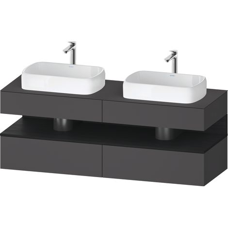 Duravit Collection One Meuble sous-vasque sur console, 2 tiroirs, (1/2)