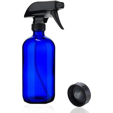 Flacon pulvérisateur en verre de 500 ml, idéal pour les huiles essentielles, les plantes, les solutions de nettoyage et la laque capillaire. Rechargeable - Style 3 (1/5)