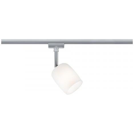 Paulmann 95337 URail Spot Blossom Chrom matt Satinglas ohne Leuchtmittel, max. 10W G9
