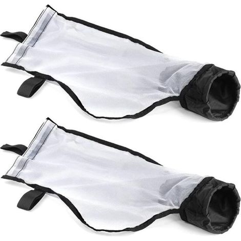 Set of 2 all-purpose nylon mesh pool cleaning bags with zipper, replacement parts for Polaris 360 380 pool cleaner