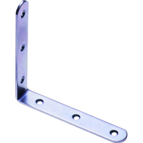 Equerre de fixation Longue 90° 120X20X3 Acier zingué