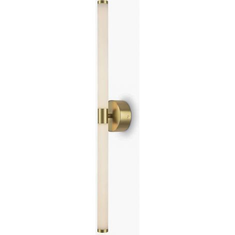 [GEBRAUCHT] B-Ware Maytoni Led Wandleuchte Wandlampe Axis Led Goldfarben Höhe 63 Cm Lampe Leuchte