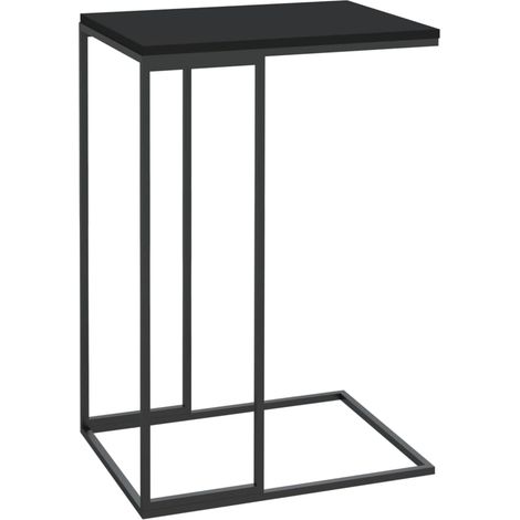 Table d'appoint,Bout de canapé,Table Basse Noir 40x30x59 cm Bois d'ingénierie619643 (1/5)
