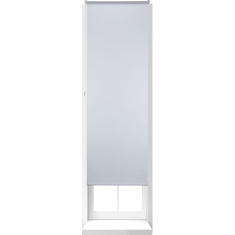 3x Tenda a Rullo Oscurante, 70x210 cm, Tendina Termica, Isolante, Adesiva, Senza Fori, per Finestre, Bianca