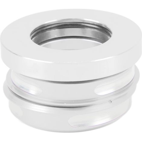 Jeu de cuvettes de direction pliantes pour vélo 44MM en alliage d'aluminium avec roulements intégrés, accessoires vélo argent (1/5)